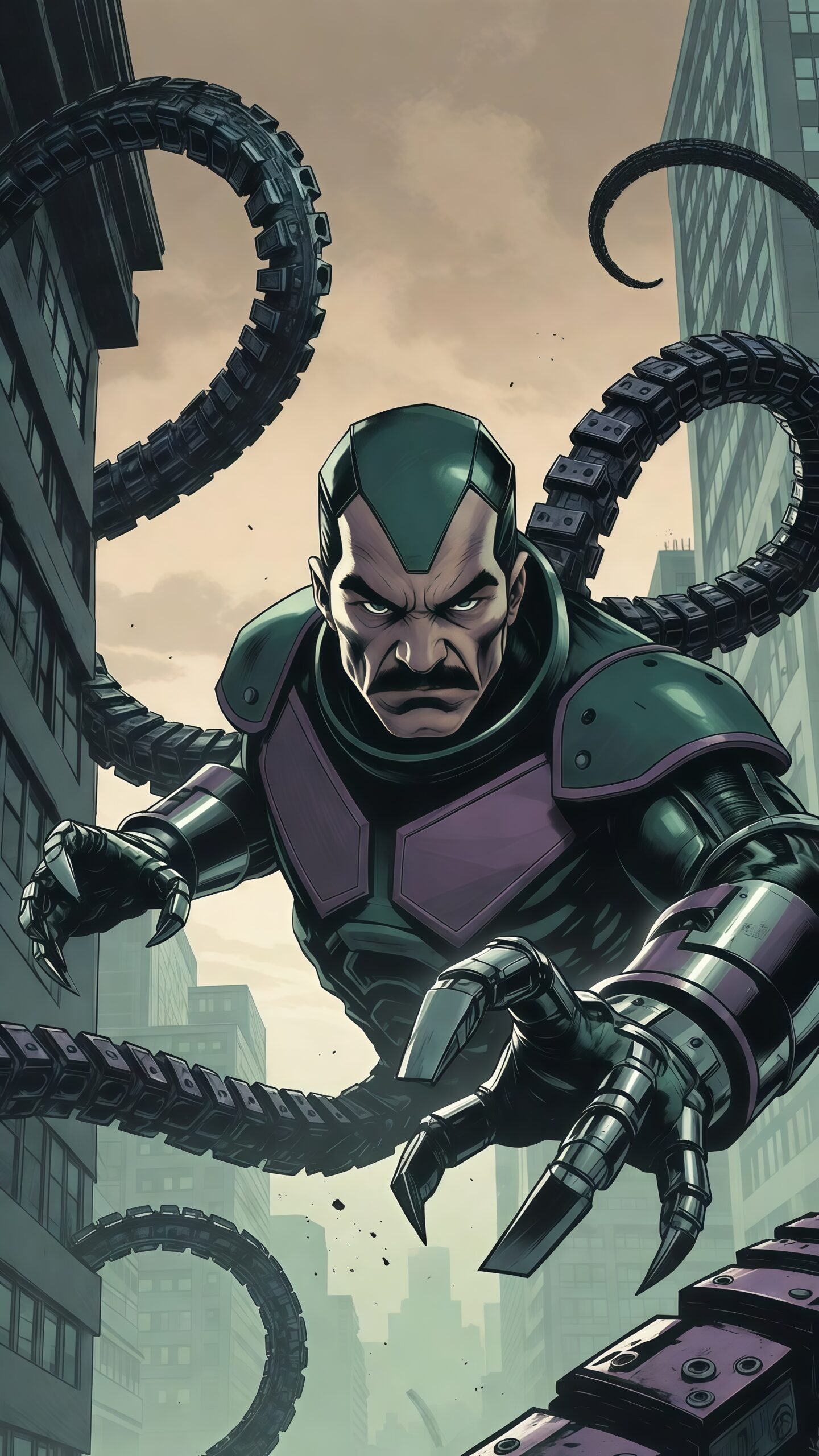 Doctor Octopus Wallpaper 4K for Phone – Marvel Villain HD Backgrounds Free Download