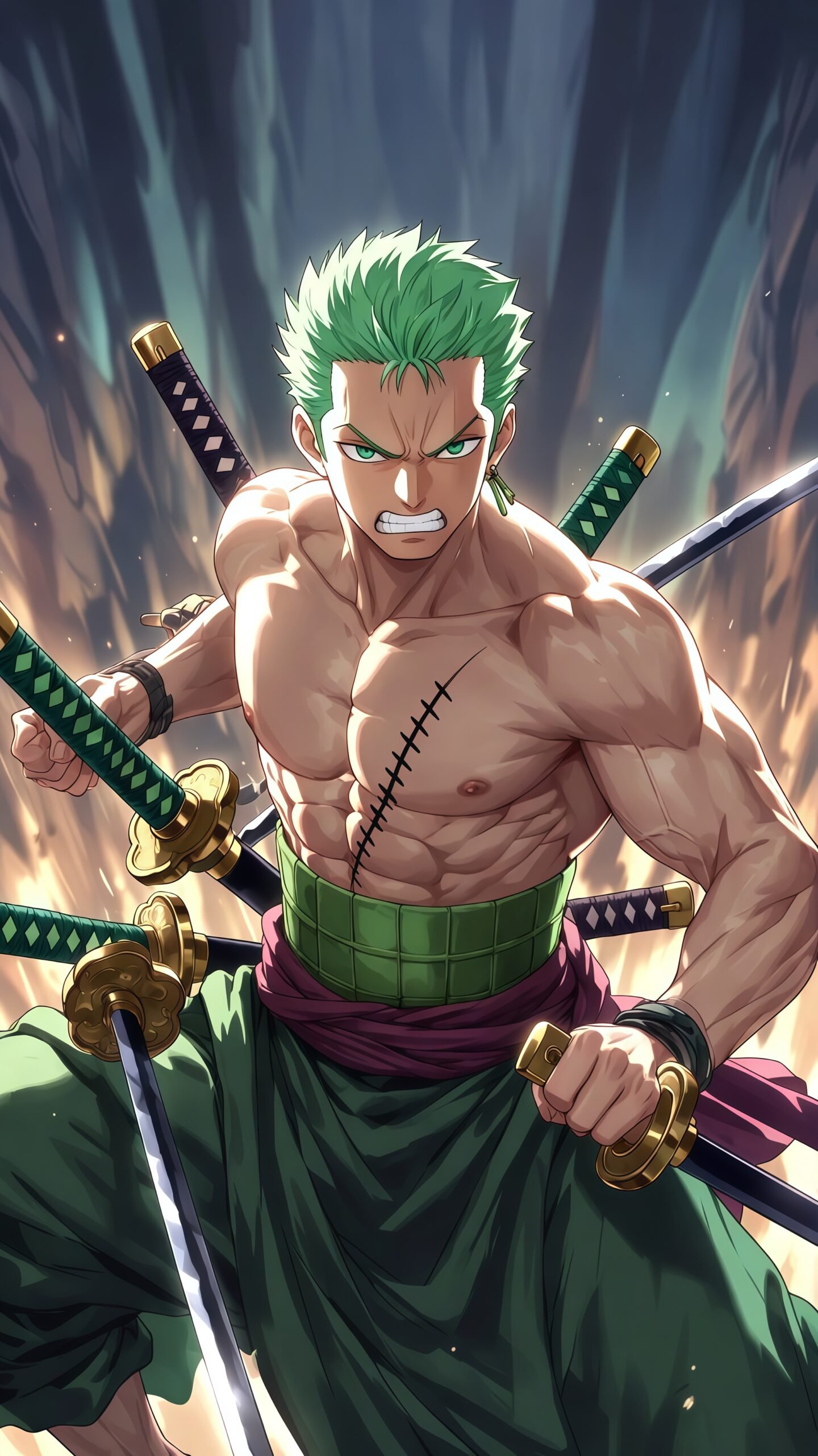 Roronoa Zoro 4K Wallpaper for Phone – Epic One Piece Anime HD Backgrounds