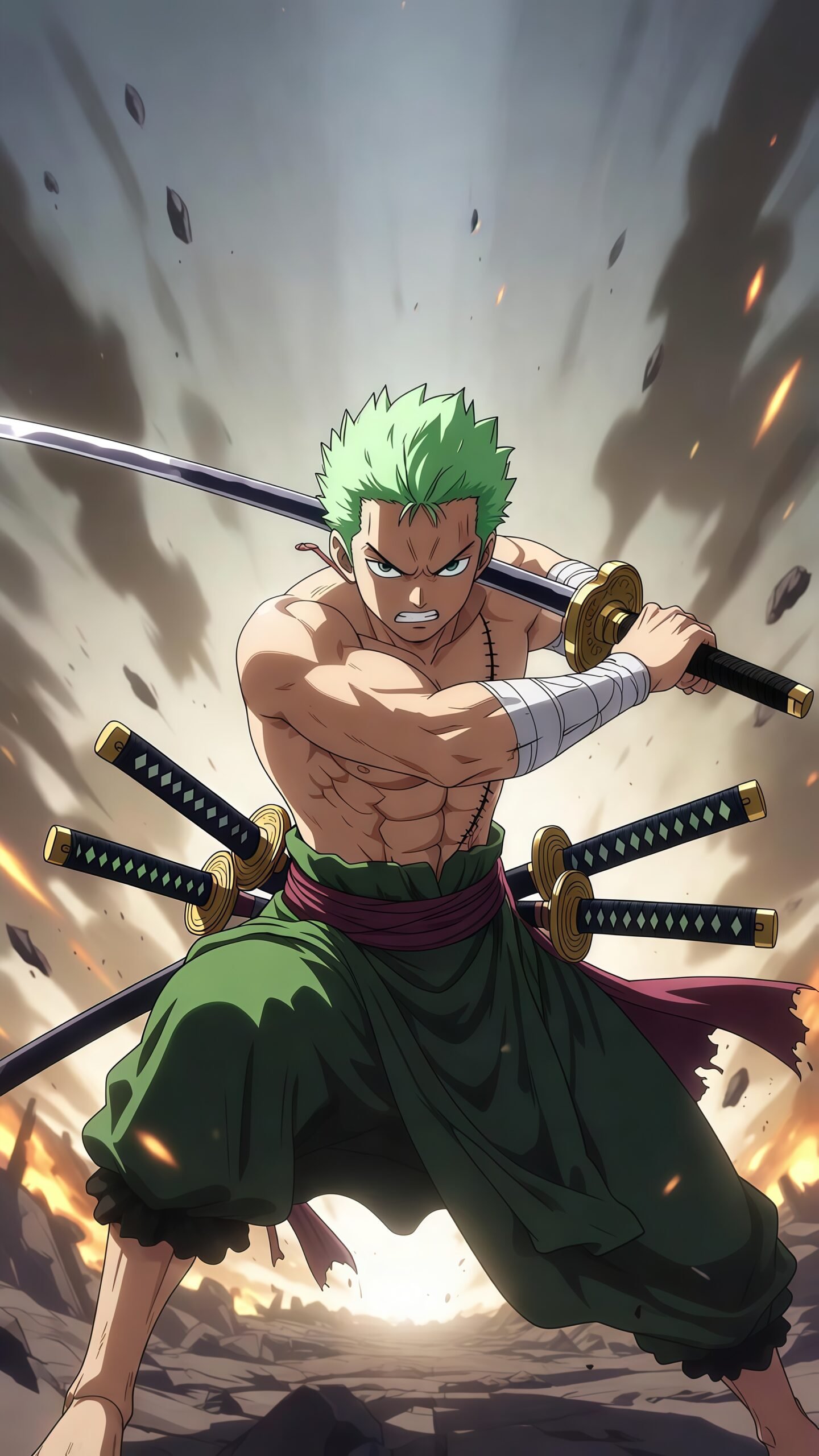 Ultra HD Roronoa Zoro Wallpapers for Phone – Cool Anime 4K Backgrounds