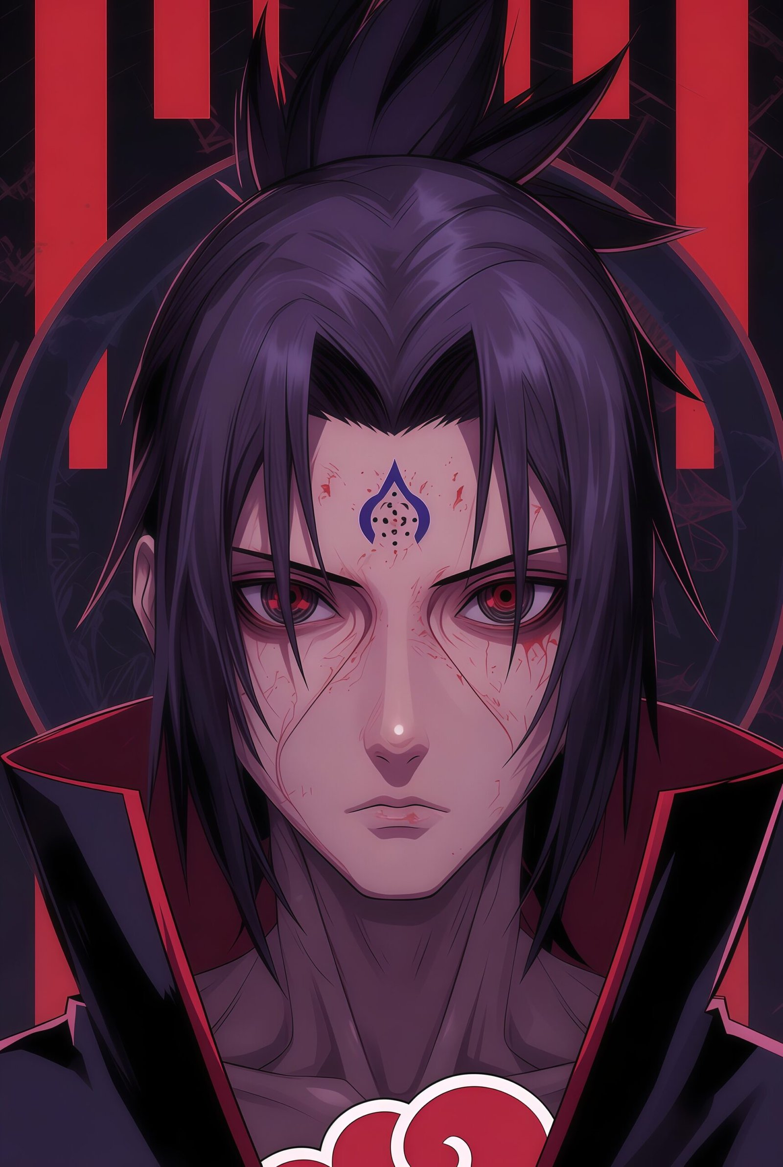Itachi Uchiha Aesthetic Wallpaper 4K for Phone – Dark Anime Backgrounds