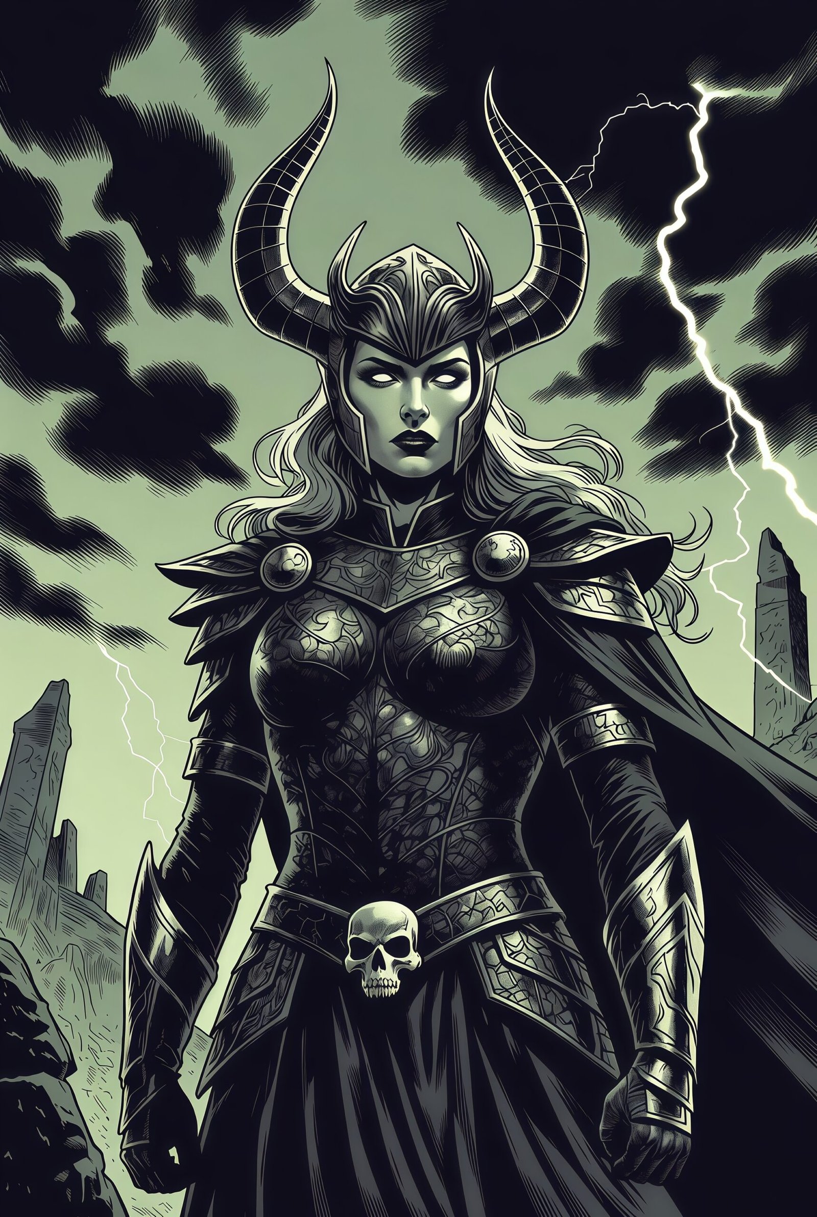 Hela Aesthetic 4K Wallpaper for Mobile – Marvel Goddess of Death HD
