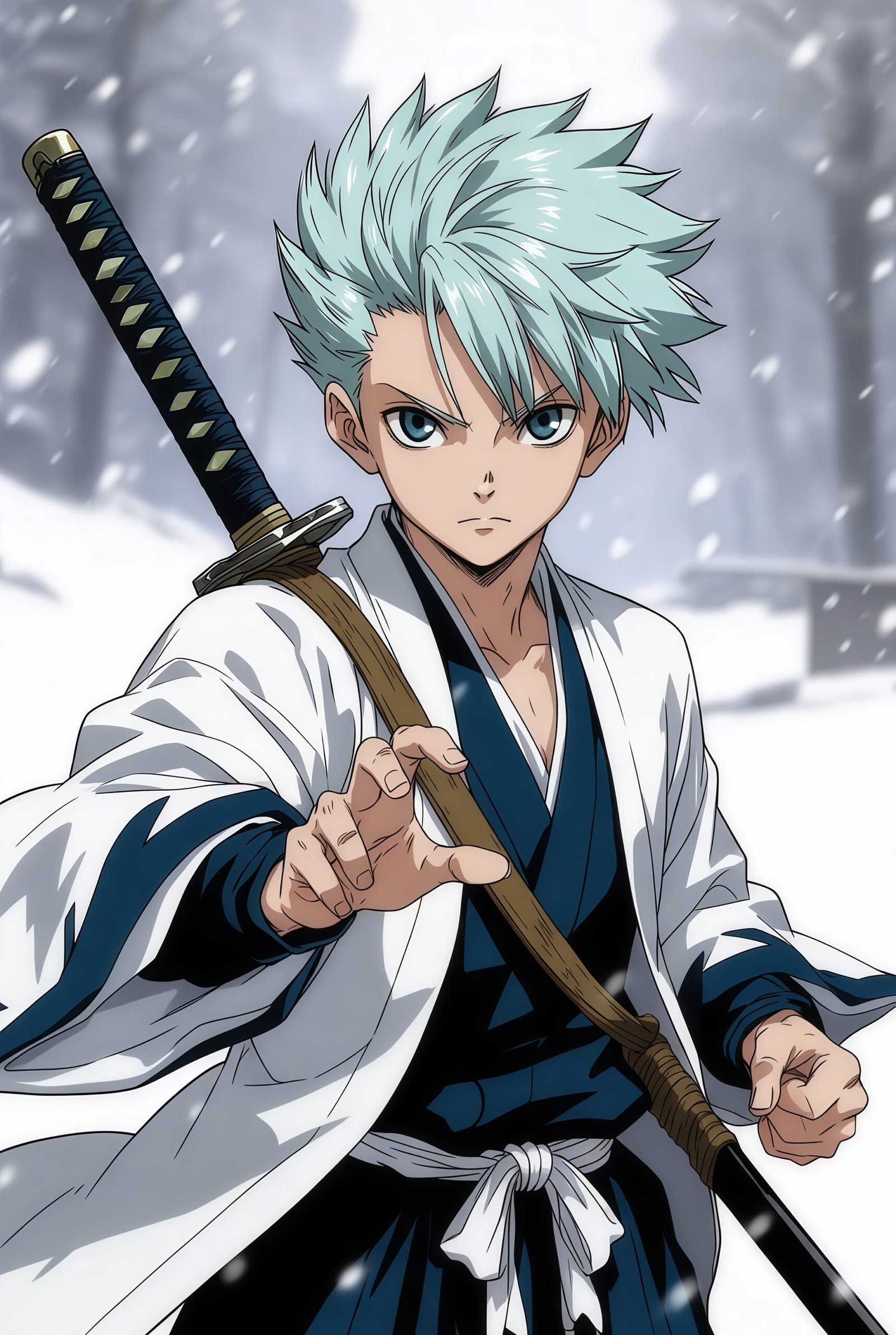 Bleach Tōshirō Hitsugaya 4K Phone Wallpapers – Free Download