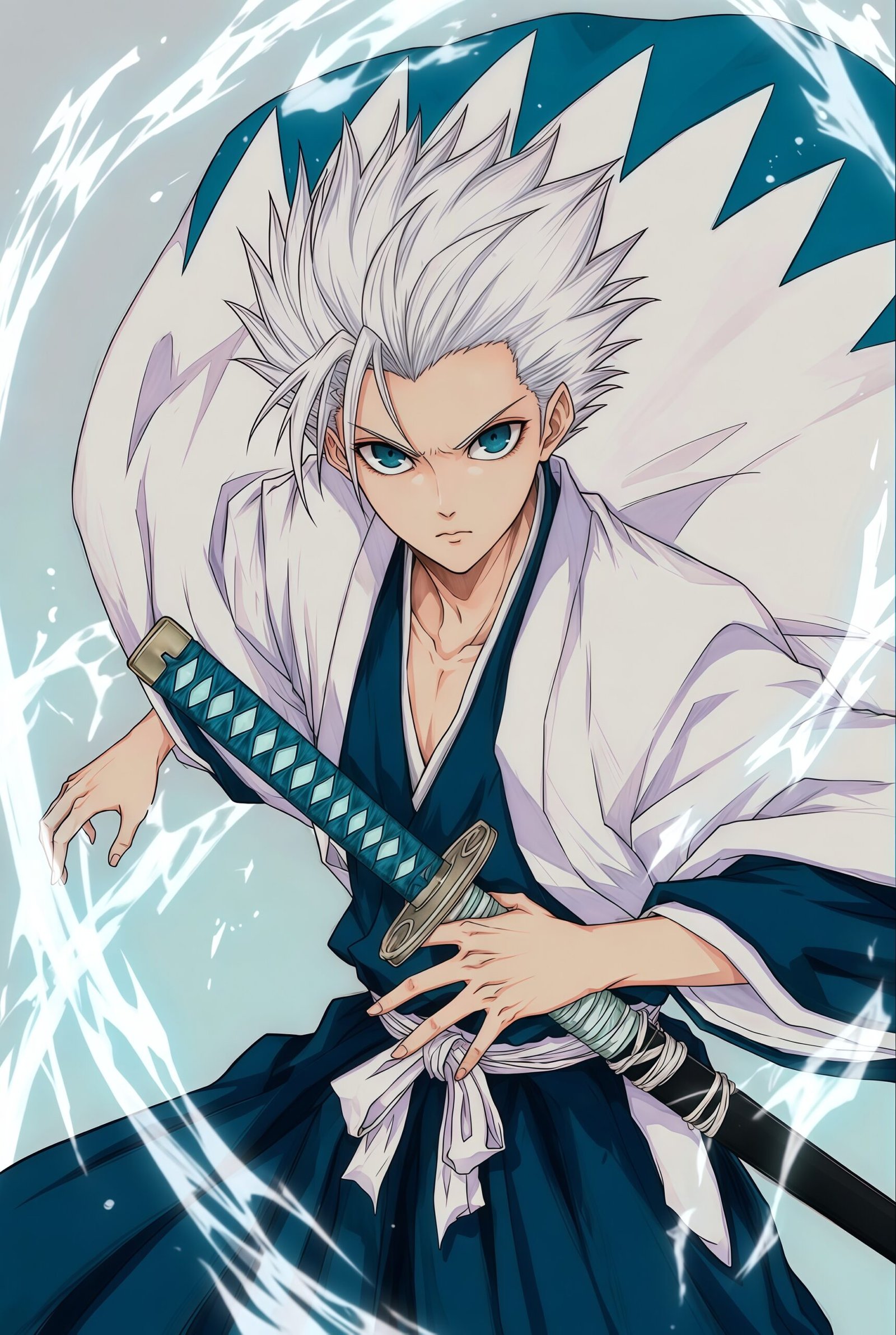 Cool Tōshirō Hitsugaya Wallpapers 4K for Anime Fans
