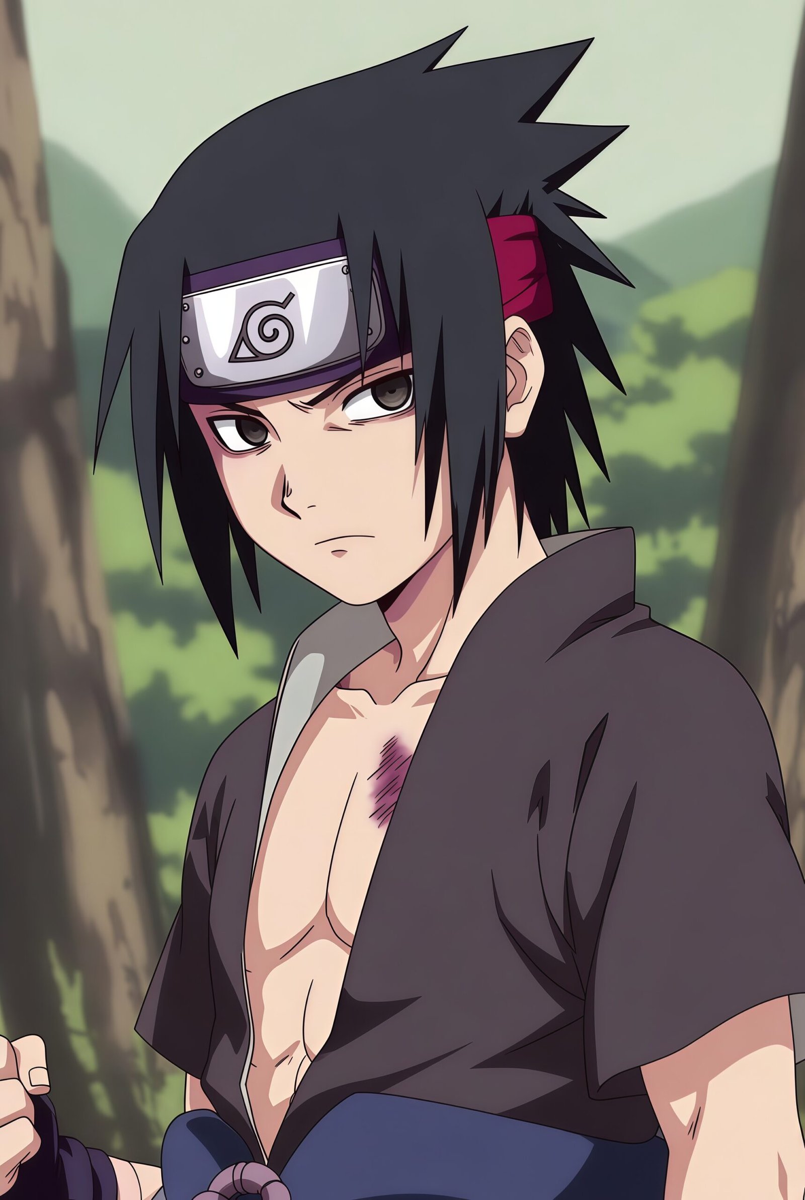 Aesthetic Sasuke Uchiha Phone Wallpaper
