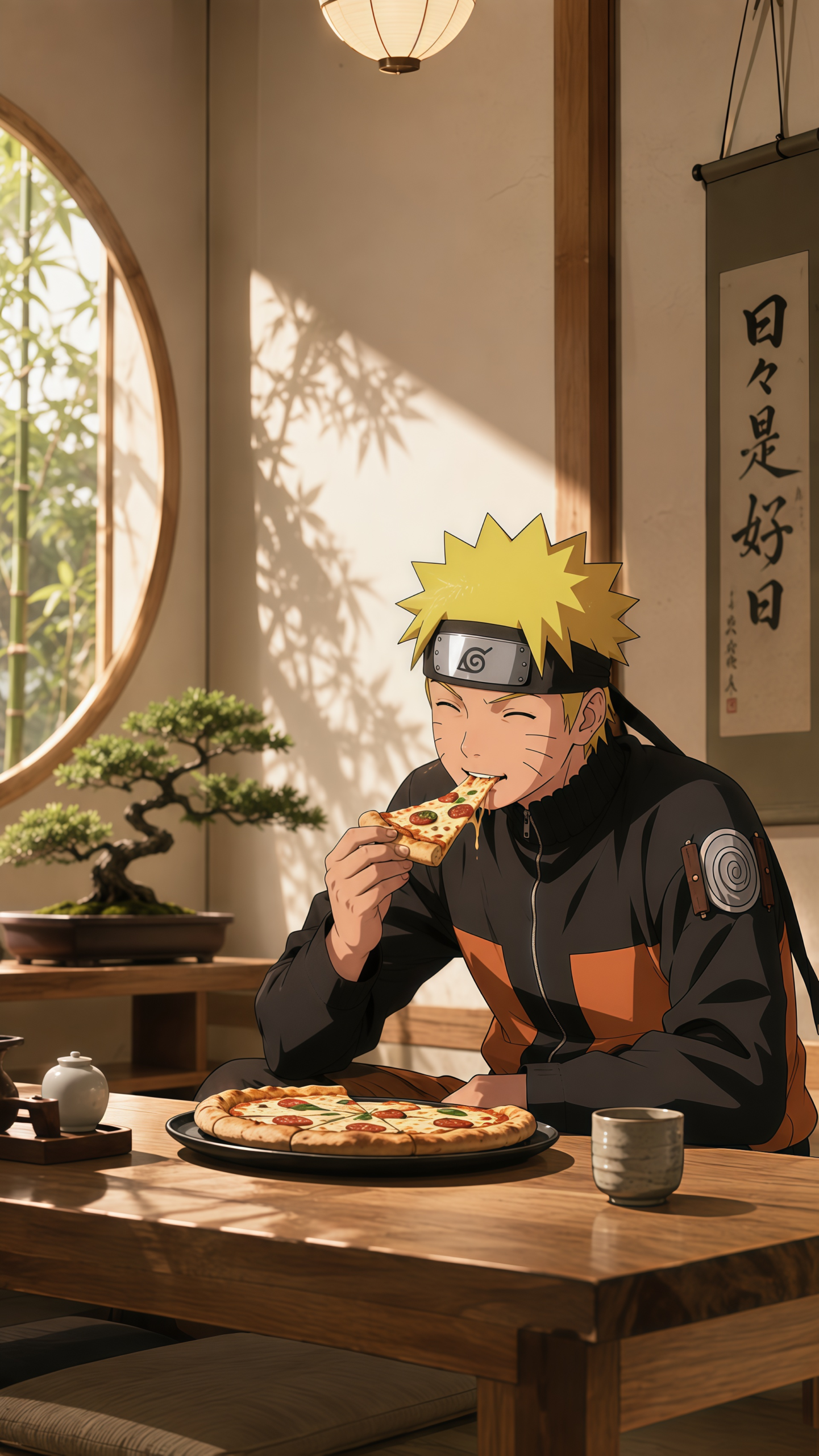 Simple Naruto Wallpaper HD – Minimalist Anime Background Free Download