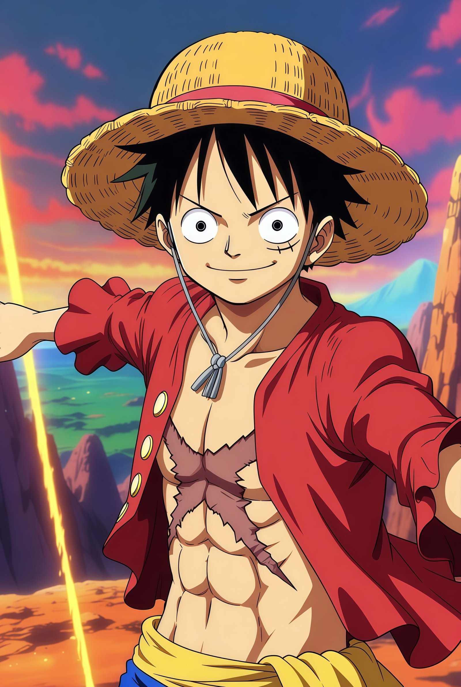 One Piece Monkey D. Luffy Aesthetic Wallpaper – Free Download